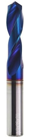 1PC foret en acier au tungstène 1.0-6.2mm HRC65 forets en carbure monobloc foret hélicoïdal for outil en alliage dur en acier inoxydable(2.5mm)