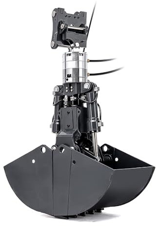 wheelfun Pinza metallica a due gusci LESU 1/14 AC360 ET30H R945 SK500 Escavatore idraulico RC Veicoli edili idraulici