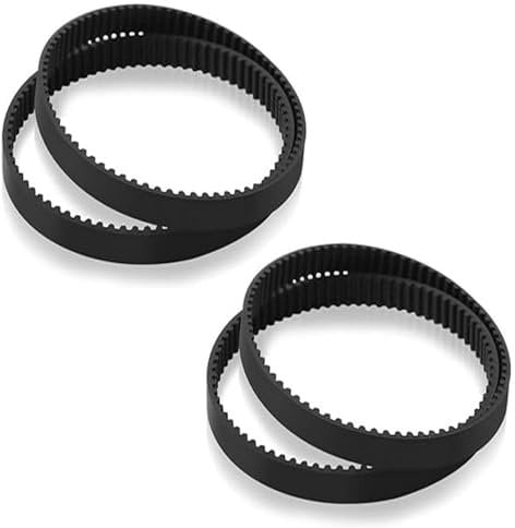 HAFRILY 4Pcs Vacuum Cleaner Rubber Drive Belt Compatible with Shark NV771 HV392 NZ801UKT40 NV801UK EPH205 for Shark Vacuum Parts