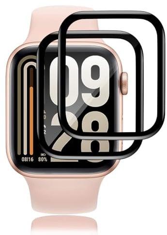 VideoSecu 2 Pièces Verre Trempé pour Apple Watch Series 11 42mm Protection écran - 9H Ultra Résistant, Anti-Rayures, Protection Écran 3D, Toucher Sensible, HD Sans Bulles pour 11 42mm Vitre Protection