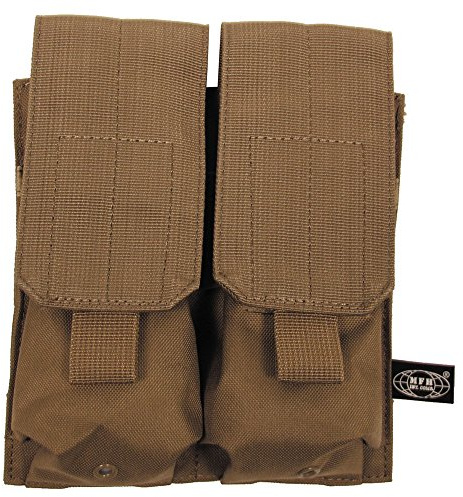 MFH Doppel M4 / M16 Magazintasche MOLLE Coyote