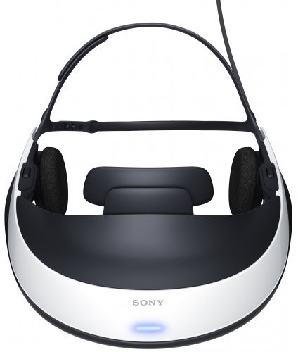 Sony HMZ-T1 - stereoscopic 3D glasses (HDMI, Black, White, 210 x 110 x 196 mm)