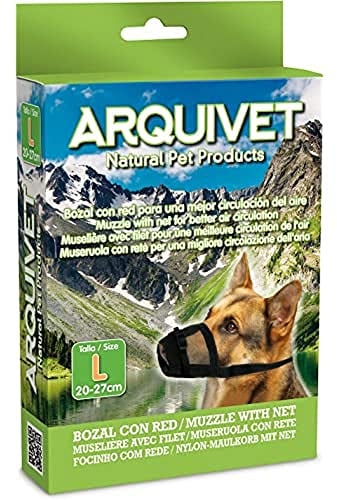 Arquivet 8435117819290 Nylon Maulkorb mit Netz Größe 4