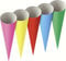Heyda 204870071 Schultüten-Rohlinge (Höhe 70 cm, Durchmesser 19 cm, Karton, 380g/m²) sortiert