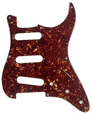 KAISH 8 Hole American Vintage Style Strat SSS Pickguard ST Guitar Pick Guard Scratch Plate for Strat/Stratocaster Vintage Tortoise