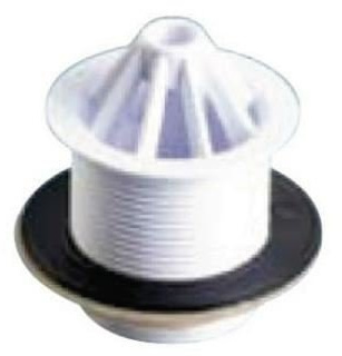 Macdee 1 1/2 Plastic Dome Urinal Waste - Pack of 5