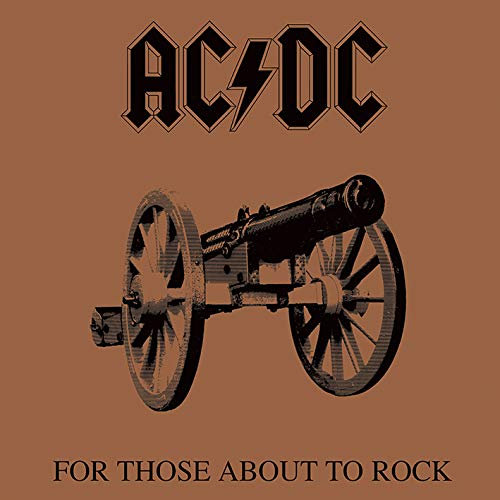 AC/DC Canvas (ACDC For Those About to Rock Design) Square Canvas Board 40x40cm - Official Merchandise