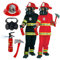 Morph Firefighter Costume Kids, Fireman Costume Kids, Fire Fighter Costumes For Boys, Halloween Fireman Outfit for Children, Small