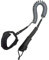 crazy4boating SUP Leash Boardsicherung Leine Sicherung, Farbe:grau, Länge:65-240cm