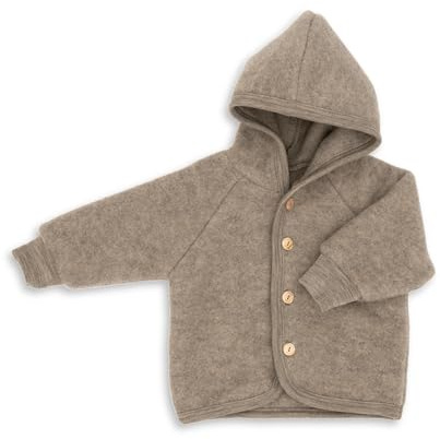 Engel Baby Jacke mit Kapuze Wollfleece