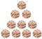 Shuny 10 PCS Dadi in Legno, 16mm Artigianato di cubi in Legno, Dadi Color Legno, Dadi di Legno 6 Lati, Gioco Dado, Dadi Mahjong per Artigianato Fai Fai da, Gioco da Tavolo, Sussidi Didattici