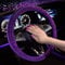 Universal Auto Lenkradhülle Lenkradbezug Glitzer, Bling Bling Glitzer Strass Diamant Leder Lenkradbezug, 15''/38 cm Rutschfest Lenkrad Abdeckung Lenkradschutz Lenkradschoner Für Damen Mädchen,Lila