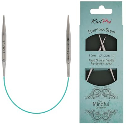 KnitPro Die Mindful Kollektion Feste Rundnadeln 10 (25cm) | 5mm