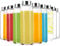 Luxfuel Lot de 10 bouteilles en verre transparent de 700 ml avec couvercles, réutilisables, rechargeables pour jus de fruits, réfrigérateur, 100 % étanches, sans BPA, bouteilles d'eau et jus