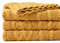 Battilo Mustard Yellow Throw Blanket for Sofa Bed Couch Chair, Yellow Chenille Knitted Throw, Soft Warm Cozy Decorative Sofa Throw, Bed Blanket, 130x170cm
