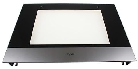 Vitre exterieure porte de pour four avec support Whirlpool 481010395547