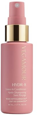VEGAMOUR HYDR-8 Leave-In Conditioner Spray, for Deep Hydration & Heat Protection, with Vegan Keratin, for Soft, Silky, Frizz Free Hair, 1.7 fl oz