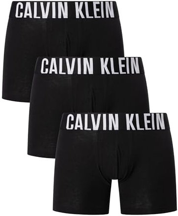 Calvin Klein Uomo Boxer Confezione da 3 Intimo, Nero (Black/Black/Black), M