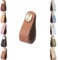 Leather Cabinet Knobs,2pcs Drawer Door Pulls Handles, Cupboard Cabinet Wardrobe Knobs, Anti-Collision Vintage Furniture Door Knobs for Kitchen Dresser