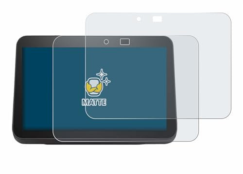 BROTECT Entspiegelungs-Schutzfolie für Amazon Echo Show 8 2023 (3. Gen.) (2 Stück) Matte Displayschutz-Folie, Anti-Reflex, Anti-Fingerprint