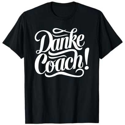 Danke Coach - Trainer Abschied Fitness Fussball T-Shirt