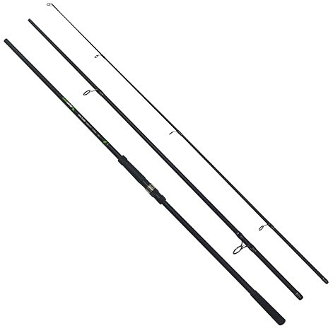 KingCarp - 12ft / 3.6m 3 Piece Carp Composite Slimline Fishing Rod (Test Curve 2.75lbs) - Ideal for Legering or Bottom Fishing Large Carp Pike Bass [12-612753]