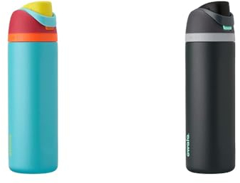 Owala FreeSip Insulated Stainless Steel Water Bottle with Straw for Sports and Travel & FreeSip Insulated Stainless Steel Water Bottle with Straw for Sports and Travel, Leak Proof