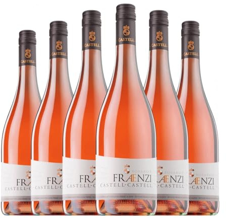 Fürst Castell Fraenzi Rosarot 75 cl Rosé Sekt (Karton mit 6 Flaschen von 75 cl)