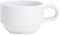 KAHLA System Plus Espresso-Obertasse 0,09 l stapelbar | weiße Espressotasse aus Porzellan