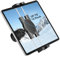 KDD Bike Tablet Holder Mount, Adjustable iPad Phone Stand for Mic Stand, 360 Rotatable Bike Handlebar Mount for Bicycle, Microphone Stand, Fit for 12.9 Air Mini, Galaxy Tabs, Switch, iPhone(4.7-13”)