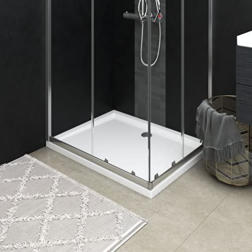 ShGaxin Cabine de douche rectangulaire en ABS 80 x 100 cm