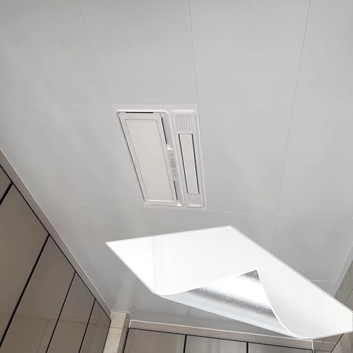 Deckenpaneele Deckenplatten Weiße dekorative Deckenplatten für Abziehen und Aufkleben, 5 10 20 30 40 50 Stück, kommerzielle leichte Deckenfliesen-Aufkleber für Garage/Küche/Keller/Waschküche(50pack,30