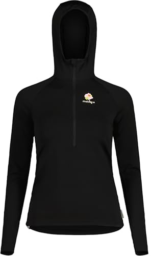 Maloja Damen BokaM. Hoodie, deep Black, XL