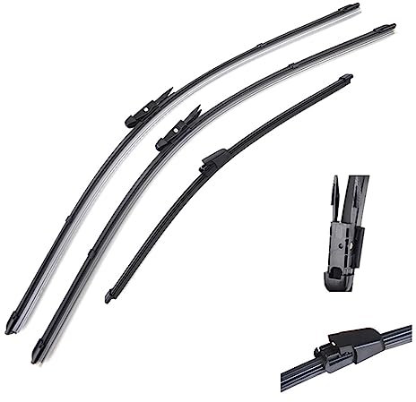 Escobillas limpiaparabrisas, para Seat, para Leon 1P 2009 2010 2011 2012 Juego de limpiaparabrisas Delantero y Trasero 26''26''11''