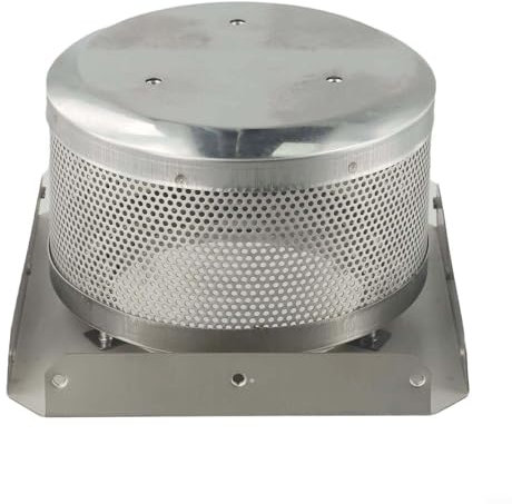 Grille émettrice et base pour chauffage de terrasse - 4 côtés - Pièce de rechange pour tubes en verre de terrasse (7 cm)