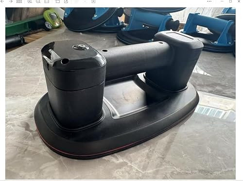 Ventosas para Azulejos, Ventosa Eléctrica Recargable con Pantalla Digital, 2 Motores 4500 mAh, 300 kg Potencia de Succión, Copa de Succión del Parabrisas para Superficies ásperas (Negro)