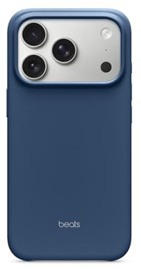 Beats iPhone 17 Pro Case with MagSafe & Camera Control, Matte Finish, Microfibre Lining – Bedrock Blue