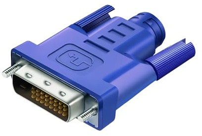 FUERAN HDMI Dummy Plug 4K HDR,edid Emulator Virtual Display Adapter,hdmi Headless Adapter 4K@60Hz、1440P@120/144Hz、1080P@120/144/240Hz (DVI-4K-60Hz-1Pack)