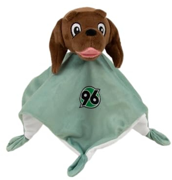 Hannover 96 Schnuffeltuch EDDI Baby – Offizielles Fan Schnuffeltuch mit 96 Logo – Kuscheltuch für Babys & Kleinkinder – weiches Schmusetuch Maskottchen EDDI – Fußball Fanartikel Baby Geschenk