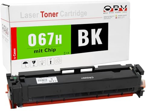 OBV 067H XL Toner Kompatibel für Canon i-SENSYS LBP-633Cdw LBP-631Cw MF655Cdw MF657Cdw MF651Cw MF655Cx Schwarz ca. 3.130 Seiten