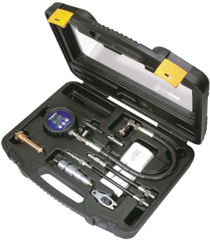 Mityvac MV5535 Digital Diesel Compression Test Kit Memorizes The Peak Compression Value for Each Cylinder up to 12 Cylinders, Powered by 9-Volt Battery, Black