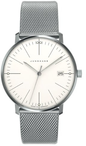 Junghans Damen-Armbanduhr XS Max Bill Analog Quarz Edelstahl 047/4250.44