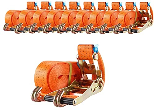 10x Profi Ratschen Spanngurt Spanngurte Zurrgurt 2tlg 8m 4t 4to 4000kg