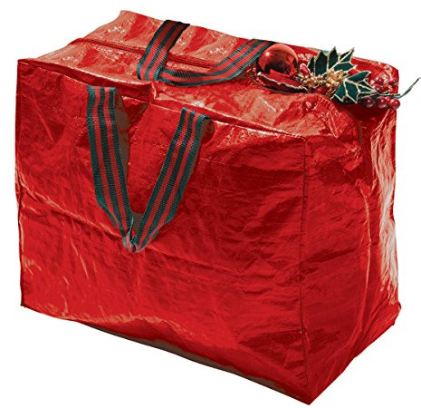 Christmas Decorations Storage Bag Polyethylene Green