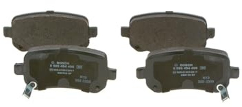 Bosch BP1415 - Brake Pads Car Rear Axle - 1 Set of 4 Pads | Bosch Quality - Reduced Noise and Dust - ECE-R90 Certified - Copper-Free