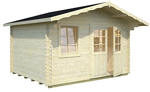 Palmako Blockbohlenhaus Emma 10,4 34 mm natur