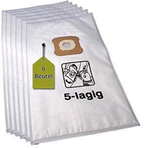 Sacchetto per aspirapolvere adatto per Kirby Sentria - micro pile | 6 sacchetto per la polvere | compatibile con SWIRL KM2