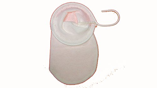 Teenetz extra lang aus 100 % Baumwolle 9 cm Teestrumpf Teesieb Teefilter Baumwollnetz