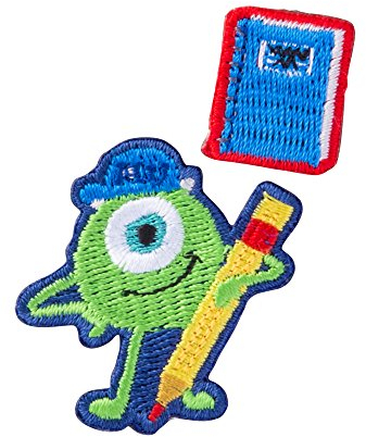 Minoda Monsters University Studie Emblem klein MU Mikrofon und Notebook Kleine D01Y0350