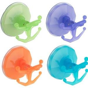 3X APPENDINI GIMI BINGO COLORI ASSORTITI 3872 CON VENTOSA ATTACCAPANNI